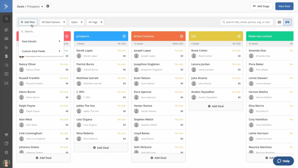 ActiveCampaign vs Zoho CRM: ActiveCampaign Lead Management