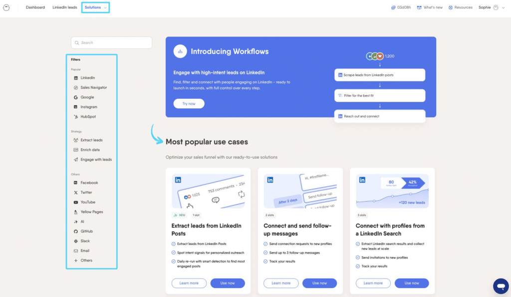 15 Best Tools for Email Leads in 2025: Free Email Finders, Scrapers & Bulk Lookup Tools: Phantombuster — Best for LinkedIn Scraping Workflows
