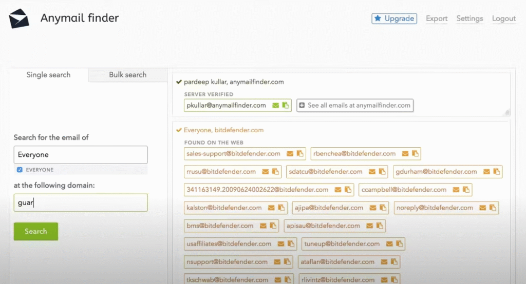 10 Best Hunter.io Alternatives in 2025 (More Accurate, Cheaper & Better Features) — Top Apps Like Hunter io: AnyMailFinder 