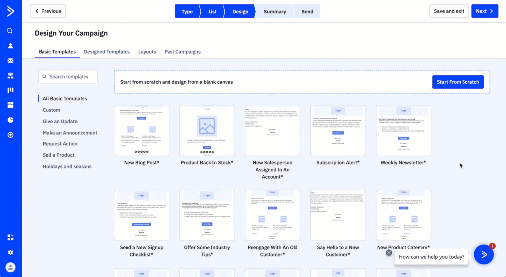 activecampaign vs tinyemail: activecampaign template