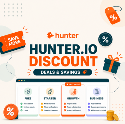 Hunter.io Discount 2026: Get 30% Off (No Promo Code Needed)