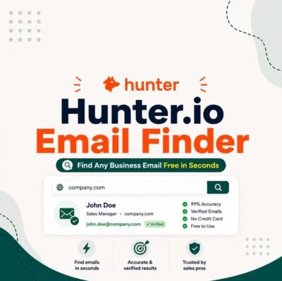 Hunter.io Email Finder Review: Find Any Business Email Free in Seconds