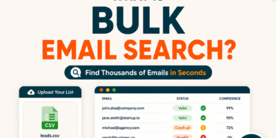What Is Bulk Email Search? Find B2B Emails at Scale (2026)