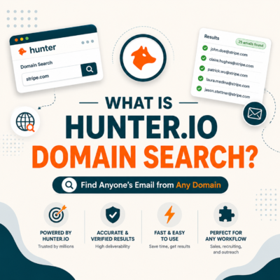What Is Hunter.io Domain Search? Find Company Emails Free, No Guessing Required