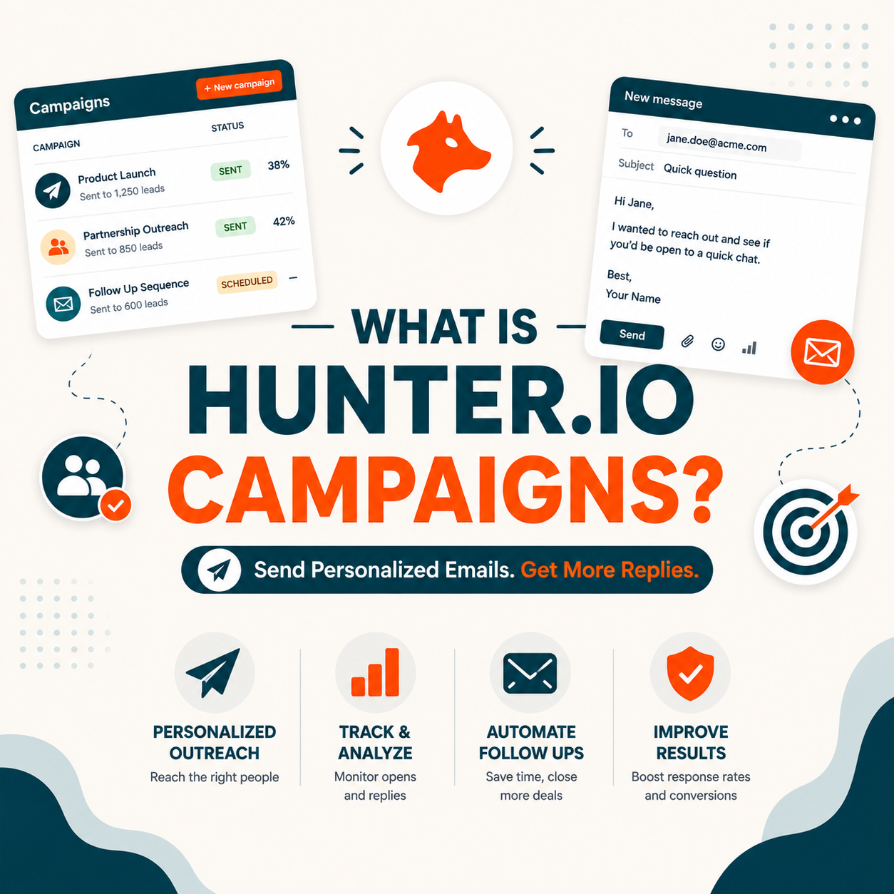 Read more about the article What Is Hunter.io Campaigns? Cold Email in One Tool (2026)