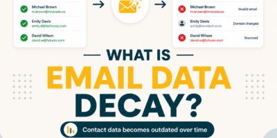 What Is Email Data Decay? Why B2B Contact Lists Shrink 30% Per Year (2026)