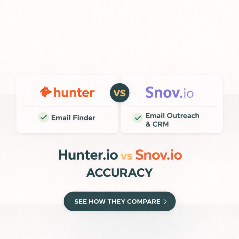 Hunter.io vs Snov.io Accuracy Test