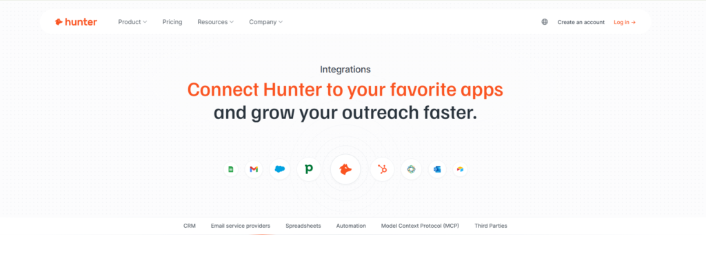 Hunter.io Integration Guide