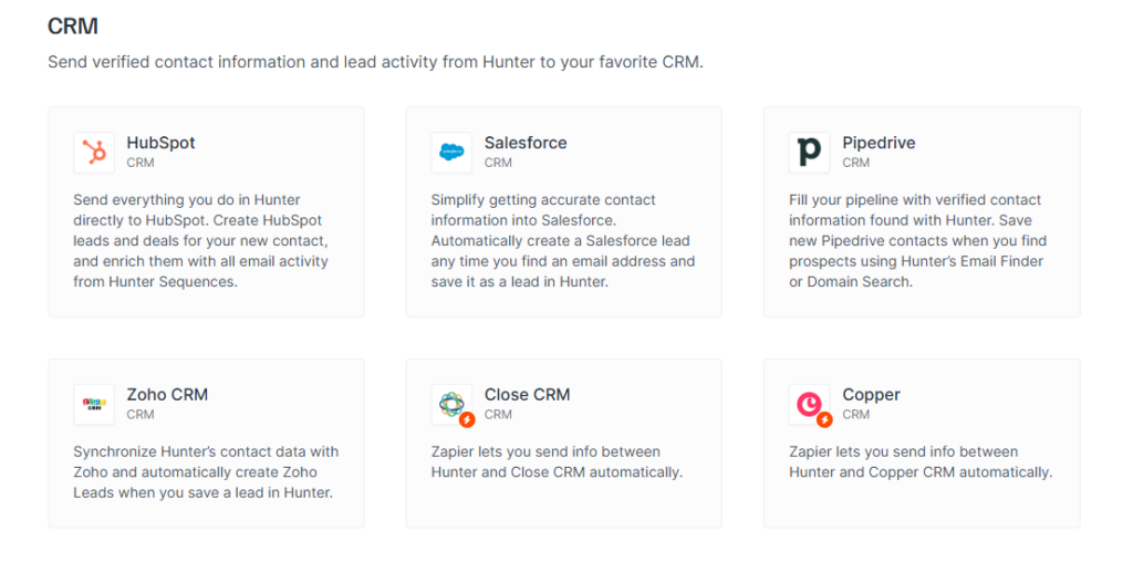 Hunter.io Integration Guide