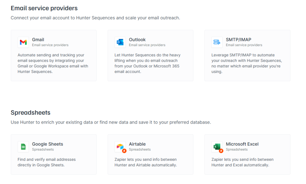 Hunter.io Integration Guide