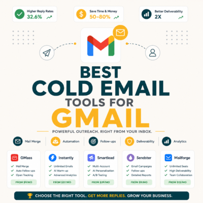 Best Cold Email Tools for Gmail (12 Tools Tested)