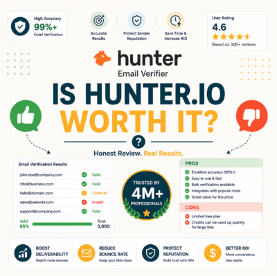 Is Hunter.io Email Verifier Worth It? An Honest Review After 100k Verifications