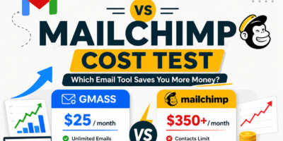 GMass vs Mailchimp Cost Test: I Saved $1,400 a Year by Switching