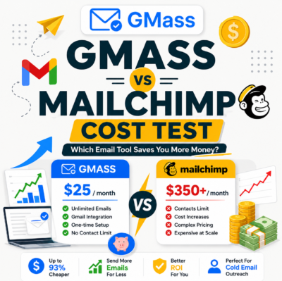 GMass vs Mailchimp Cost Test: I Saved $1,400 a Year by Switching