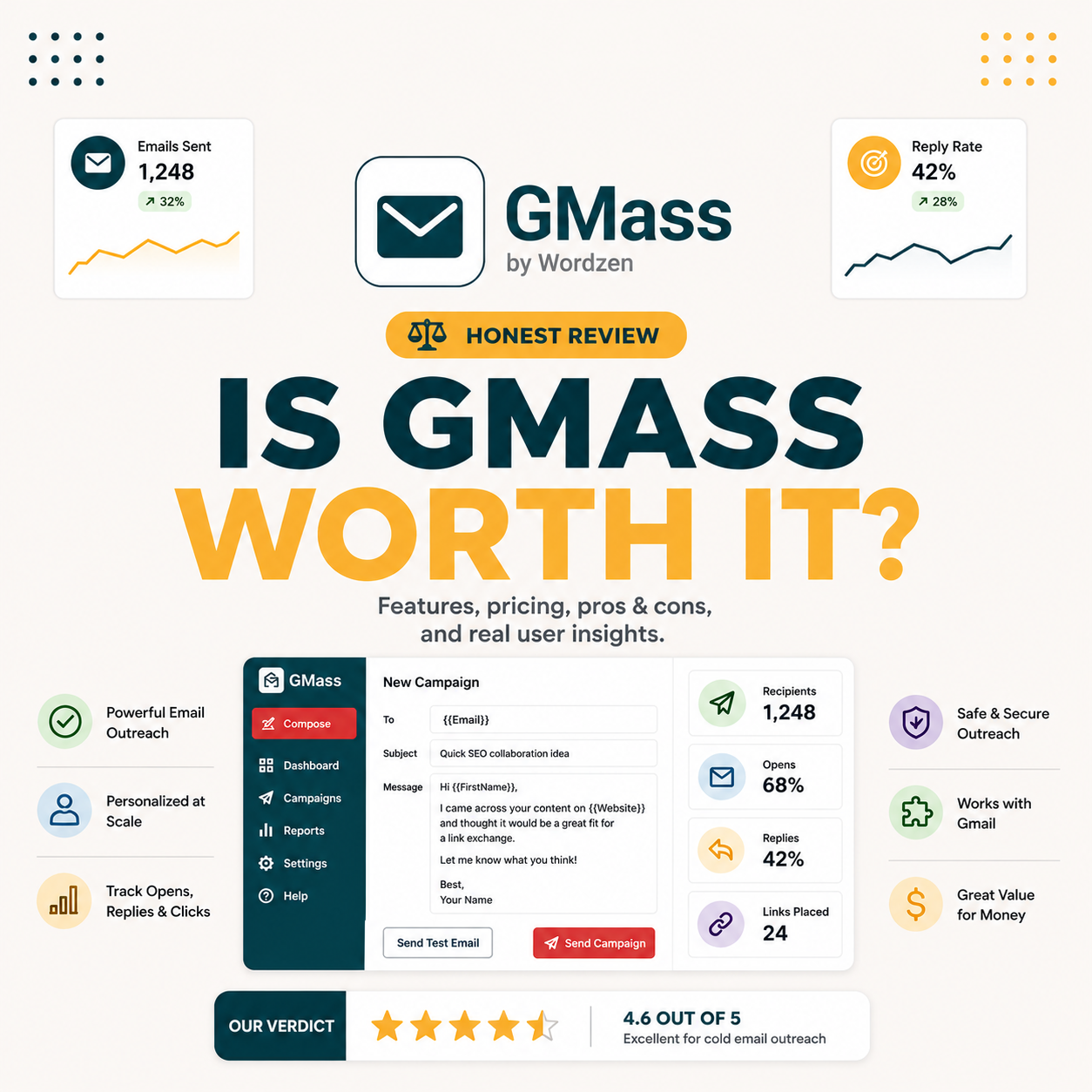 You are currently viewing Is GMass Worth $25 a Month? Honest Review for Solopreneurs