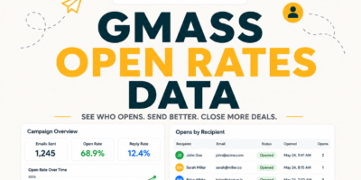 Real GMass Open Rates by Industry (Data from 50K Cold Emails Sent)