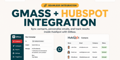 GMass HubSpot Integration: Send Cold Email from Gmail, Track Replies in CRM