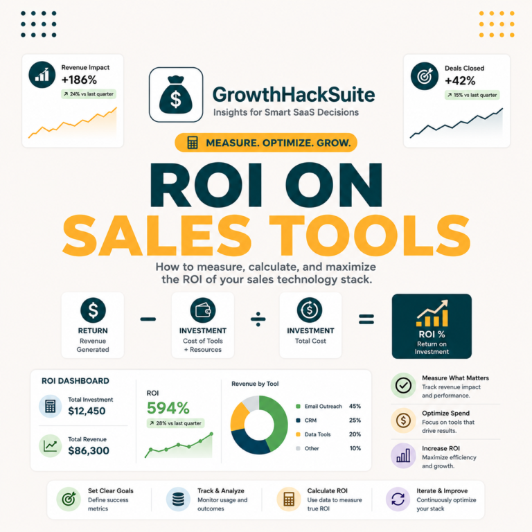Roi on sales tools