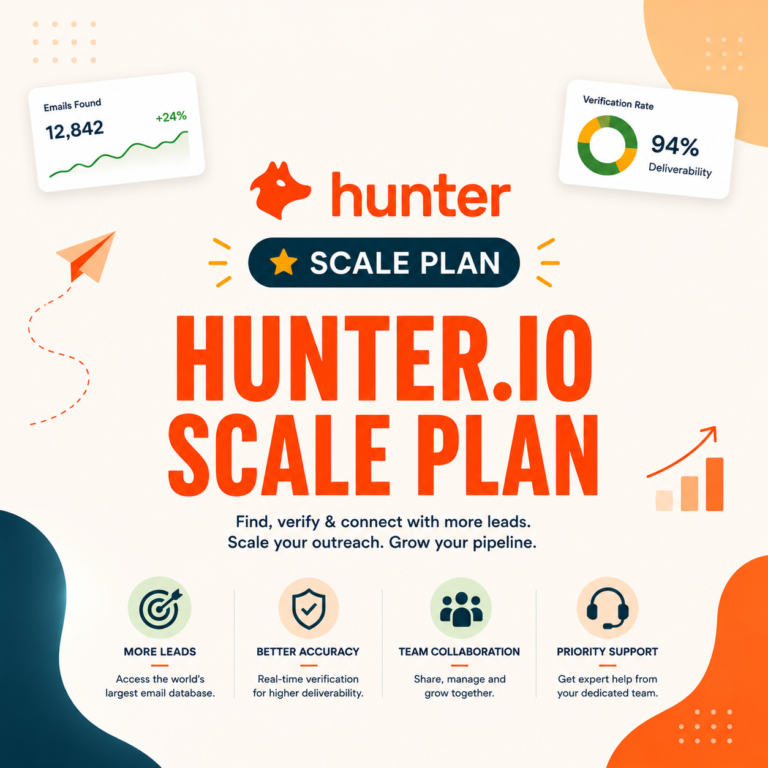 Hunter.io Scale Plan