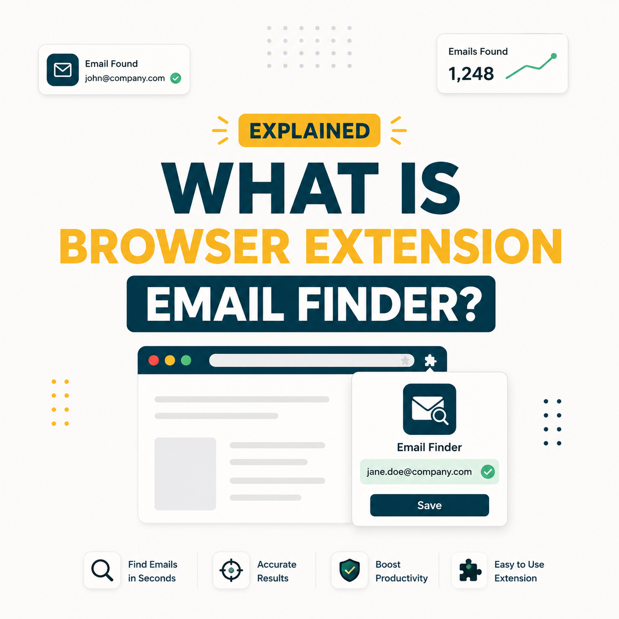 Read more about the article What Is a Browser Extension for Email Finding? How LinkedIn Lookup Works