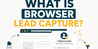 What Is Browser-Based Lead Capture? Chrome Extension vs API Access Compared