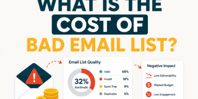 What Is the True Cost of a Bad Email List? Real B2B Math