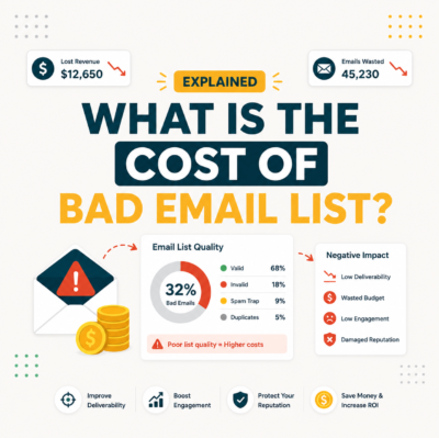 What Is the True Cost of a Bad Email List? Real B2B Math