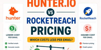 Hunter.io vs RocketReach Pricing: Which Costs Less Per Email?