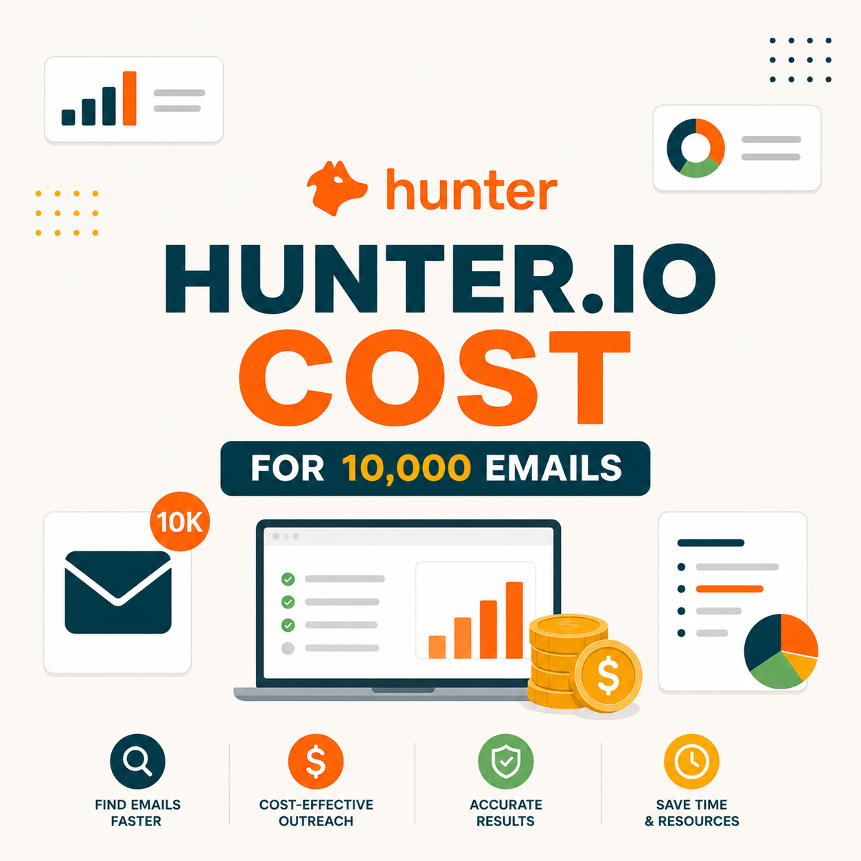 Read more about the article How Much Does Hunter.io Cost for 10,000 Emails?