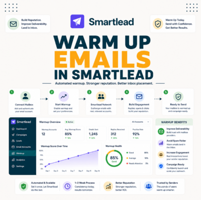 How to Warm Up Emails in Smartlead Before You Send