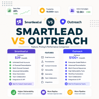Smartlead vs Outreach: SMB Cold Email vs Enterprise Sales