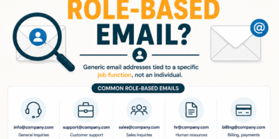 What Is a Role-Based Email Address? info@, sales@ Explained