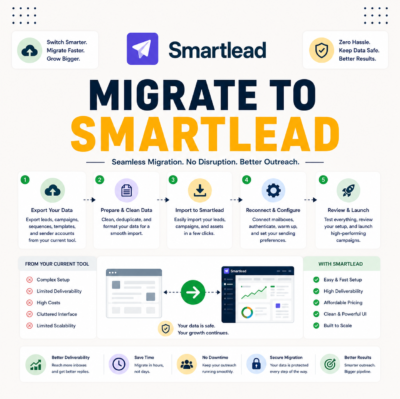 How to Migrate to Smartlead From Instantly or Lemlist Without Losing Campaigns