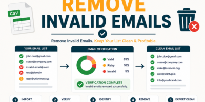 How to Remove Invalid Emails From Your List (Without Starting Over)