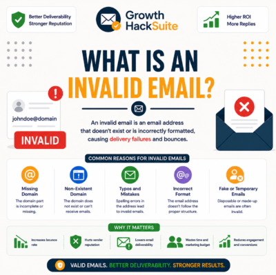 What Is an Invalid Email Address? Causes and Fixes