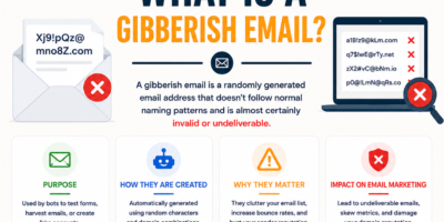 What Is a Gibberish Email Address? Random and Typo Addresses