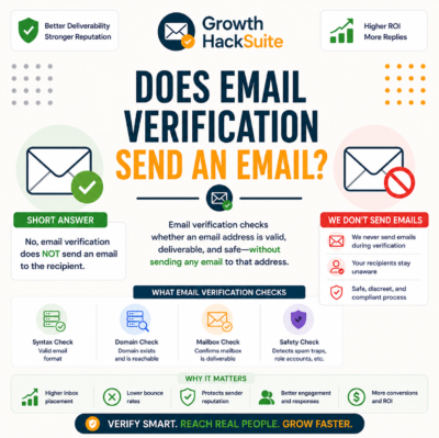 Does Email Verification Send an Email? Can People Tell?