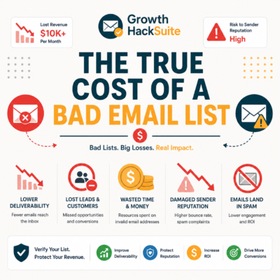 The Cost of a Bad Email List: What Every Bounce Really Costs You