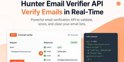 Hunter.io Email Verifier API: Add Real-Time Verification to Your Signup Forms