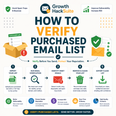 How to Verify Purchased Email List Data Before You Send
