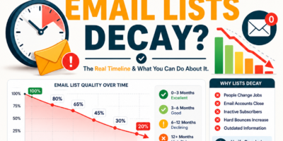 How Fast Do Email Lists Decay? Industry Data on List Rot