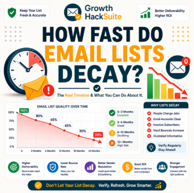 How Fast Do Email Lists Decay? Industry Data on List Rot