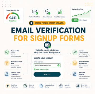 Email Verification for Signup Forms: Stop Fake and Mistyped Signups