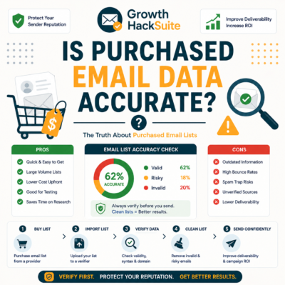 Is Purchased Email Data Accurate? How to Check It Before You Trust It