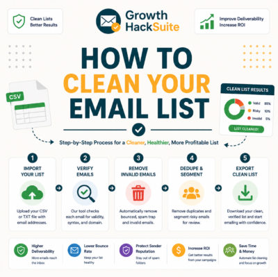 How to Clean Your Email List Without Losing Good Contacts