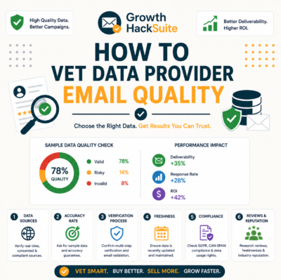 Vet Data Provider Email Quality: How to Check Before You Buy
