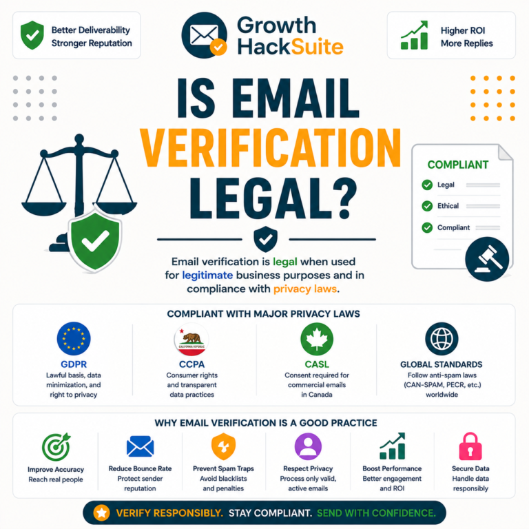 Is email verification legal