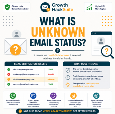 What Does an Unknown Email Status Mean in Verification?