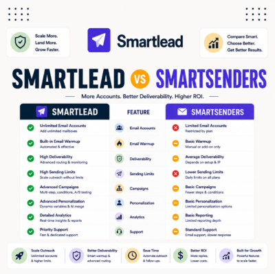 Smartlead SmartSenders: Done-For-You Mailboxes Reviewed