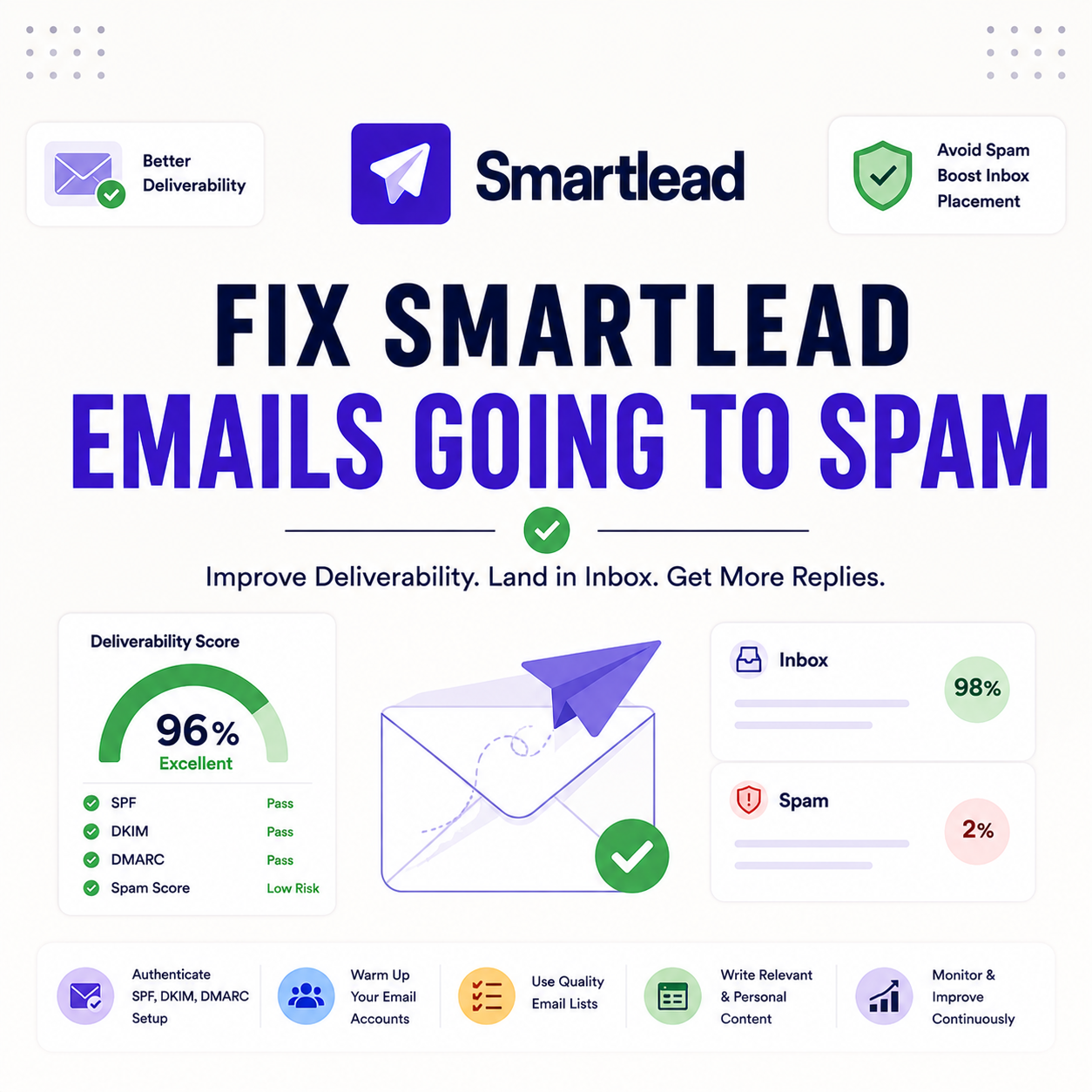 Read more about the article Why Are Your Smartlead Emails Going to Spam? A Fix Checklist